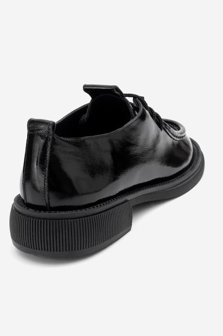 Band Leren Veter Loafer Dames - Image 5