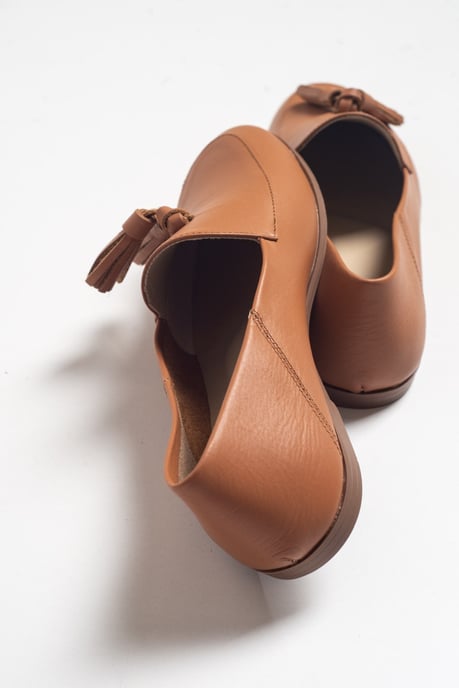 Mona Zacht Leren Kwast Loafer - Image 4