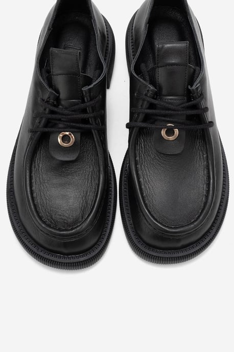 Band Leren Veter Loafer Dames - Image 3