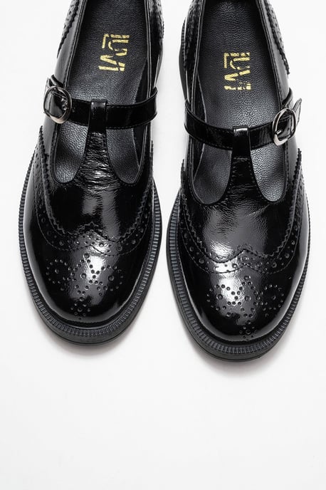 Janney Leren Band Loafers - Image 3