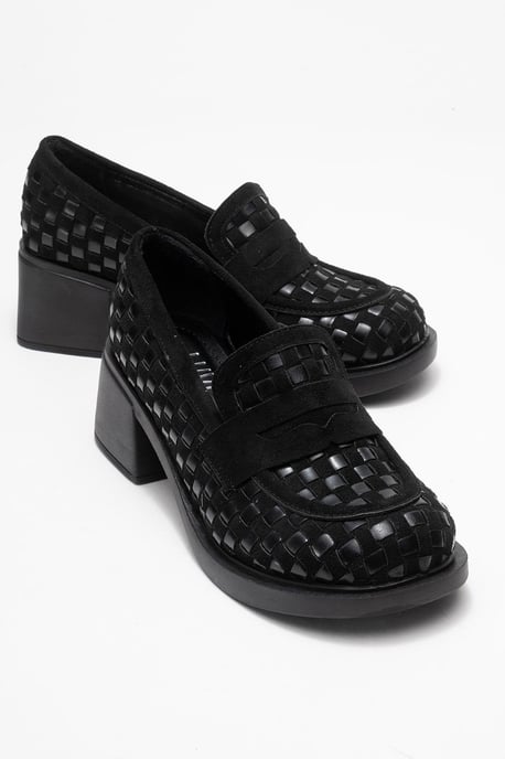 Marlon Vävd Blockklack Loafer Dam - Image 2