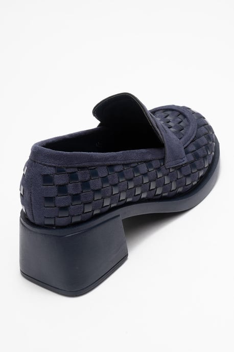 Marlon Vävd Blockklack Loafer Dam - Image 5