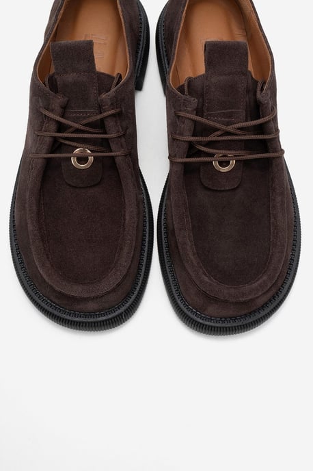 Band Leren Veter Loafer Dames - Image 3