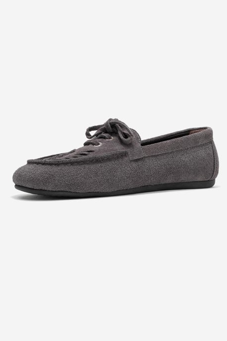 Lorven Leren Veter Loafer Dames - Image 4