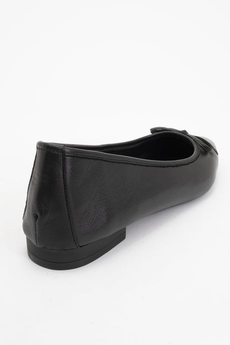 Ruby Leren Puntige Teen Platte Schoenen - Image 3