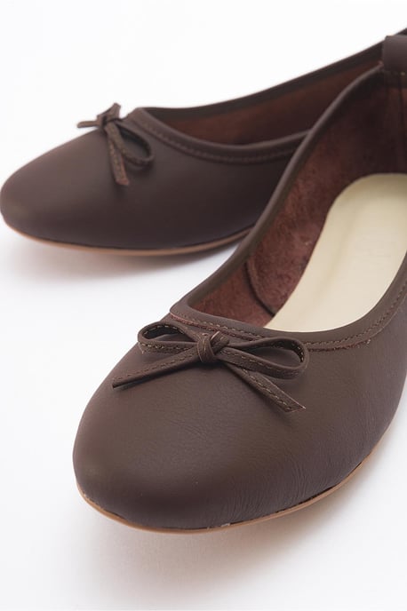 Florence Leren Ballerina's - Image 3