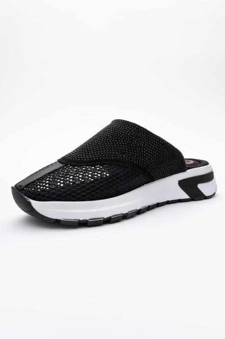 GLEA Mesh Strass Mules Dames - Image 4
