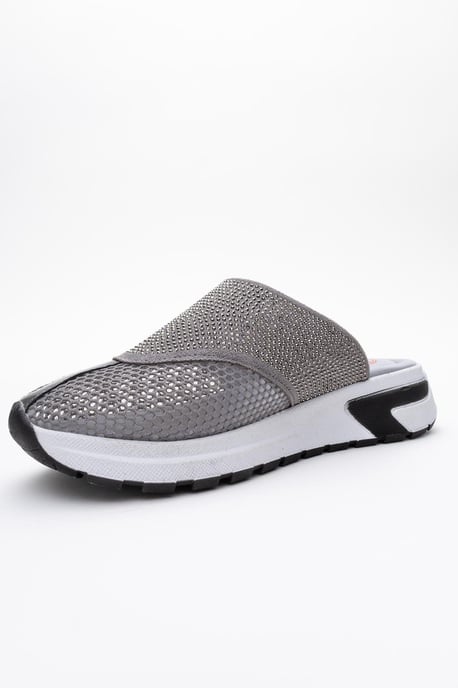 GLEA Mesh Strass Mules Dames - Image 4