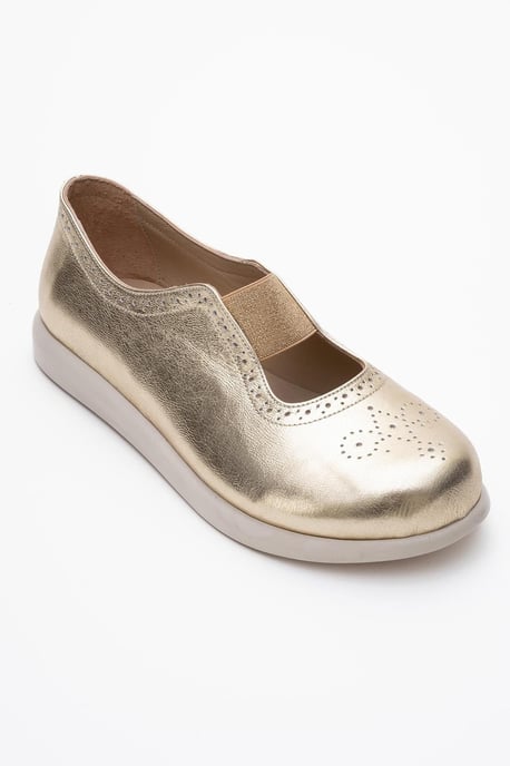 CHELLE Elastic Leather Flat Women - Image 1