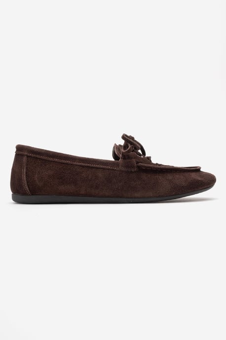Lorven Leren Veter Loafer Dames - Image 6