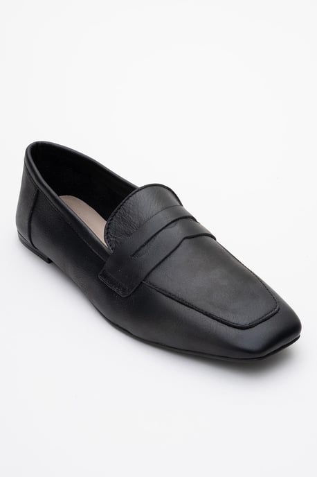 Morne Leren Loafers Dames - Image 1