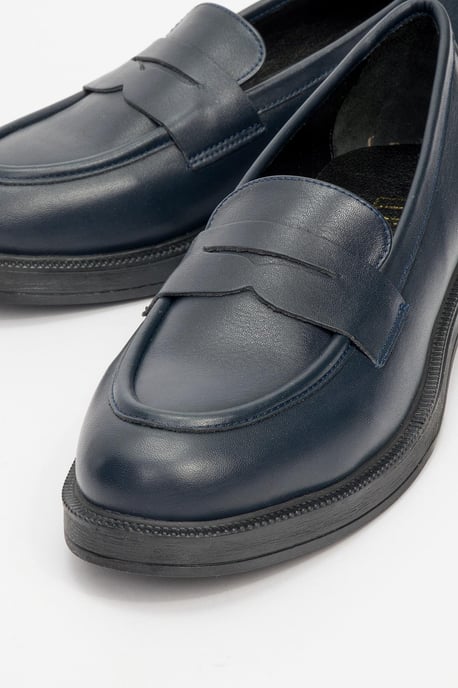 Bree Platform Penny Leren Loafer - Image 3
