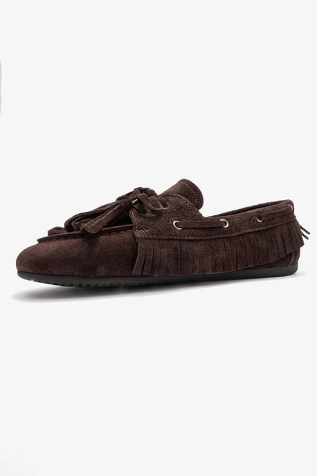 Fenora Läder Tofs Loafer Dam - Image 4