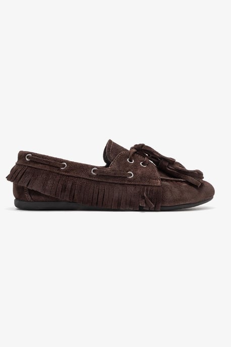 Fenora Läder Tofs Loafer Dam - Image 6
