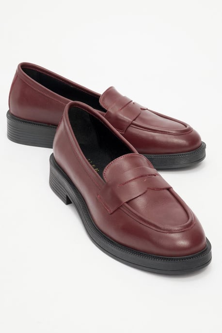 Bree Platform Penny Leren Loafer Dames - Image 1