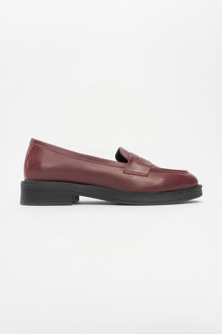 Bree Platform Penny Leren Loafer Dames - Image 2