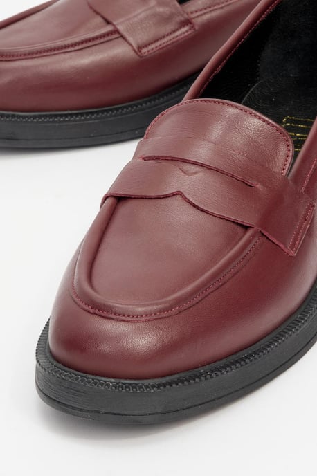 Bree Platform Penny Leren Loafer Dames - Image 3