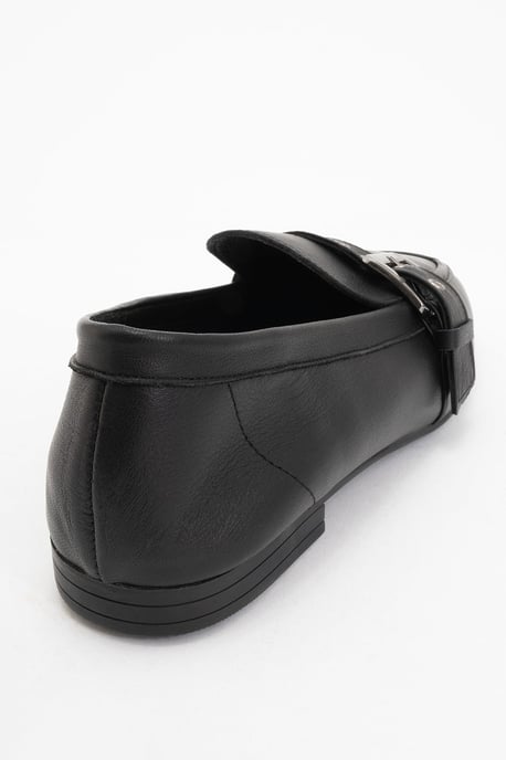 Jade Leren Plat Loafers Dames - Image 3