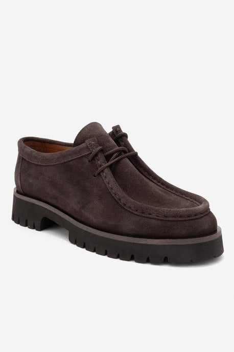 Talia Leren Veter Loafer Dames - Image 2