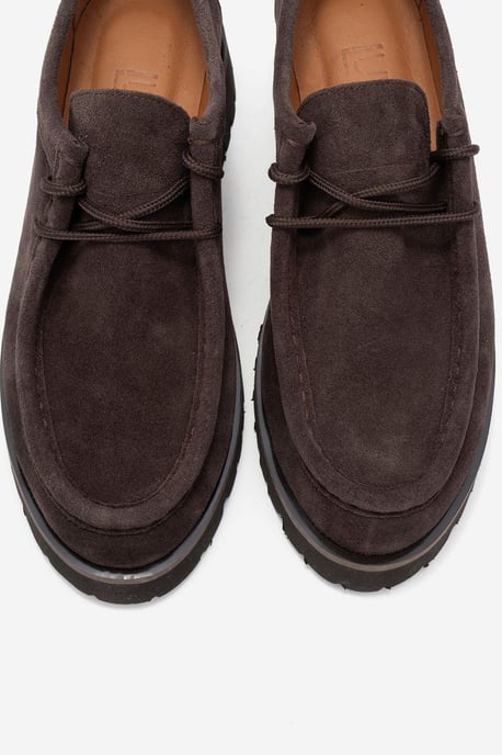 Talia Leren Veter Loafer Dames - Image 3