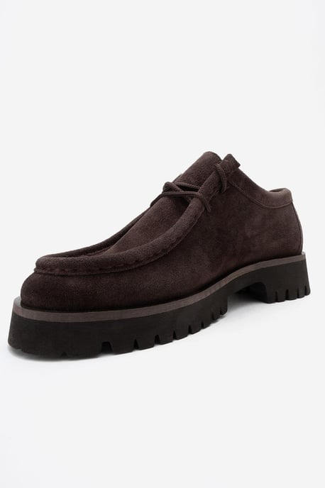 Talia Leren Veter Loafer Dames - Image 4