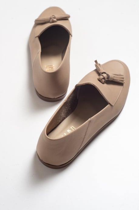 Mona Zacht Leren Kwast Loafer Dames - Image 5