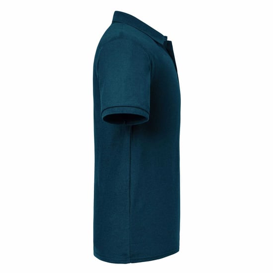 Russell Mens Authentic Eco Polo Shirt (Petrol Blue) - Image 3