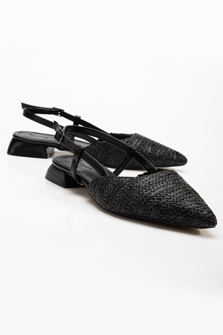 Riley Geweven Slingback Platte Schoenen - Image 3