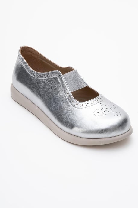 CHELLE Elastic Leather Flat Women - Image 1