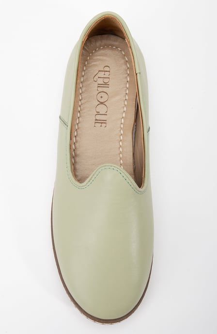 Dalya Läder Slip-On Platta Skor Dam - Image 5