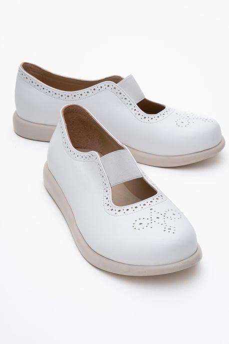 CHELLE Elastic Leather Flat Women - Image 2