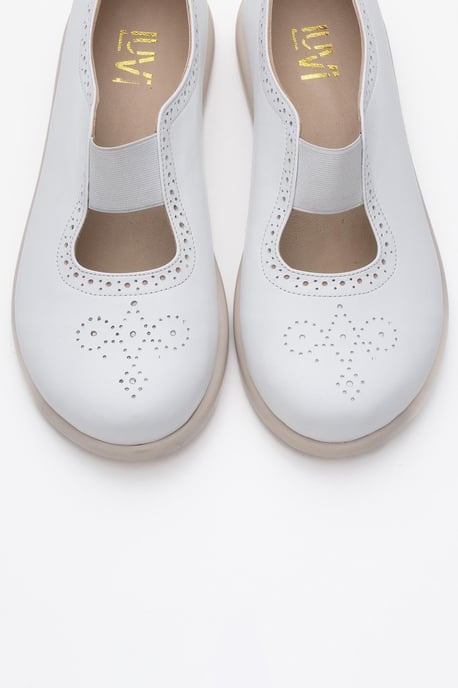 CHELLE Elastic Leather Flat Women - Image 3