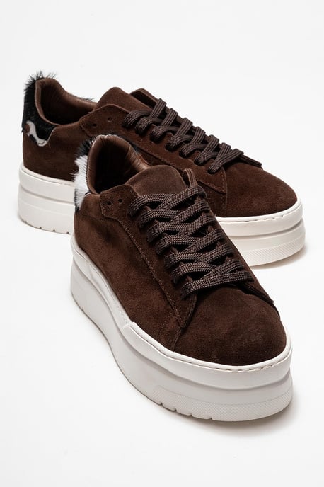 Anabel Leren Platform Sneakers Dames - Image 2
