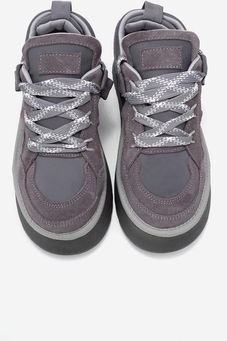 Riven Leren Platform Sneaker Dames - Image 3