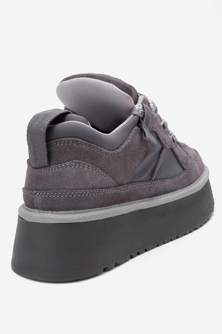 Riven Leren Platform Sneaker Dames - Image 5