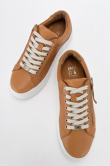 Beryl Leren Rits Sneaker Dames - Image 2