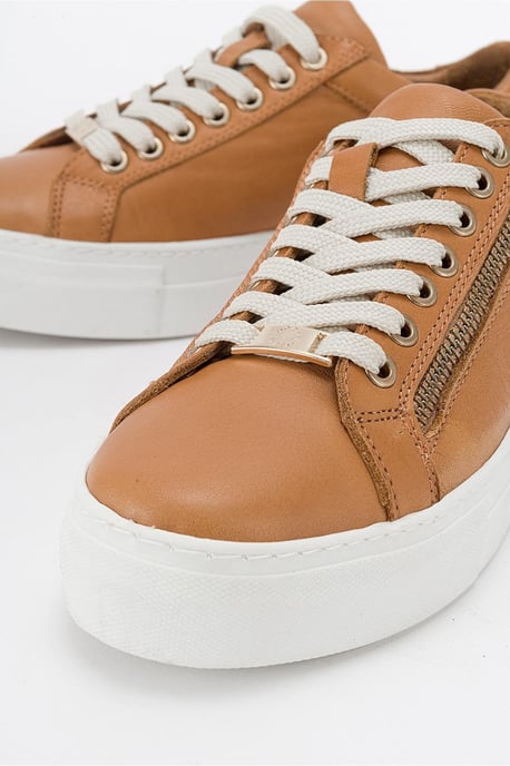 Beryl Leren Rits Sneaker Dames - Image 3