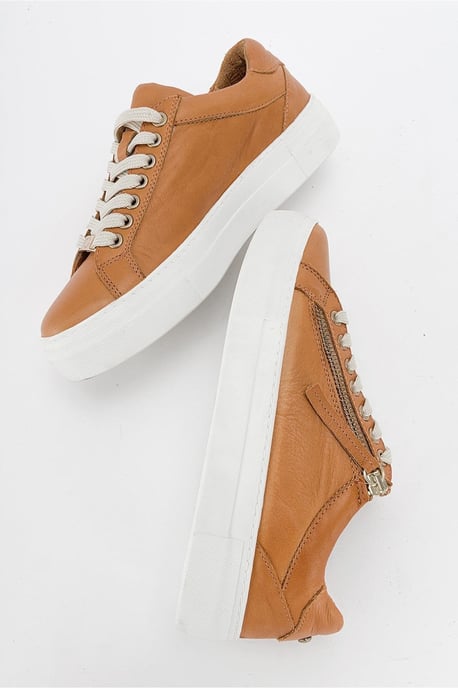 Beryl Leren Rits Sneaker Dames - Image 4