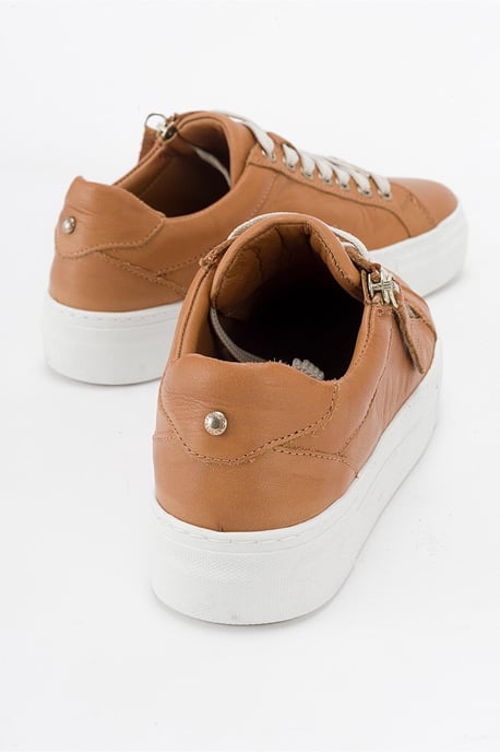 Beryl Leren Rits Sneaker Dames - Image 5