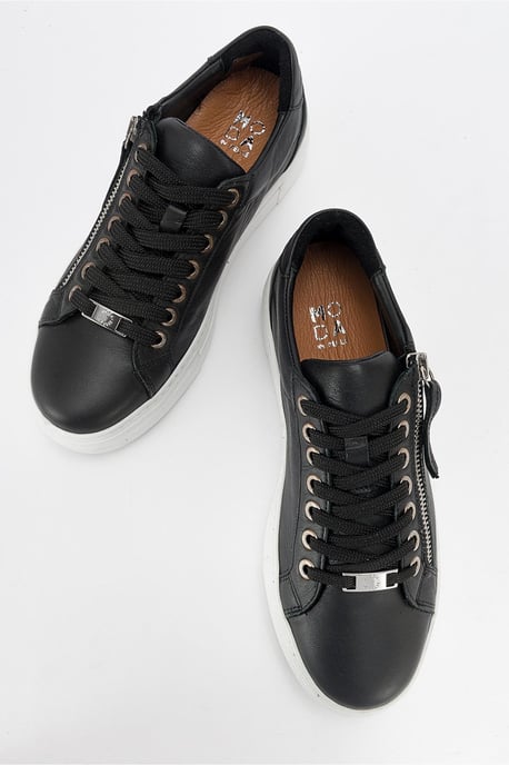 Beryl Leren Rits Sneaker Dames - Image 2
