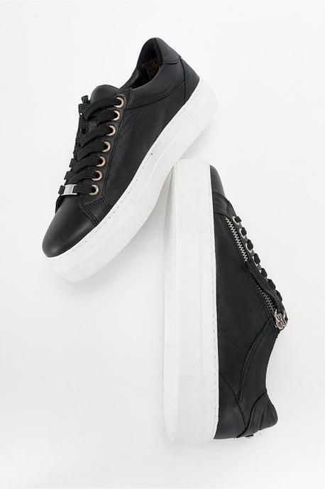 Beryl Leren Rits Sneaker Dames - Image 3