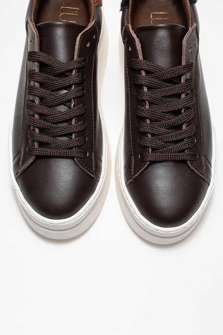 Anabel Leren Platform Sneakers Dames - Image 3