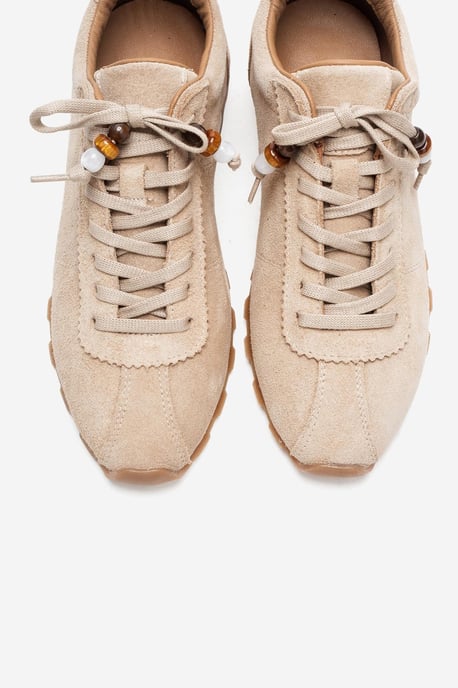 Brea Leren Versierde Sneaker Dames - Image 3
