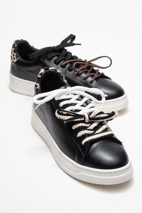Warron Leren Sneakers Dames - Image 1