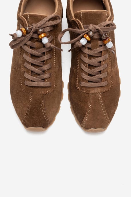 Brea Leren Versierde Sneaker Dames - Image 3