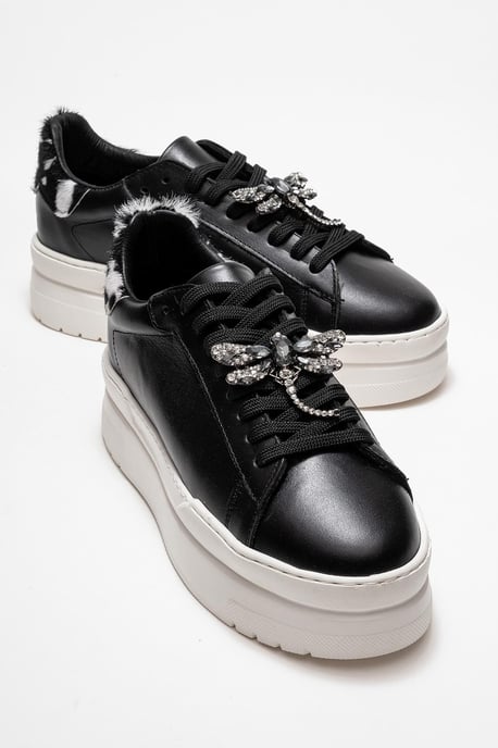Laren Leren Gesp Sneakers Dames - Image 2