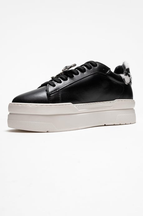 Laren Leren Gesp Sneakers Dames - Image 4