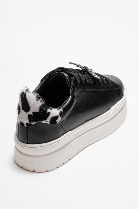 Laren Leren Gesp Sneakers Dames - Image 5