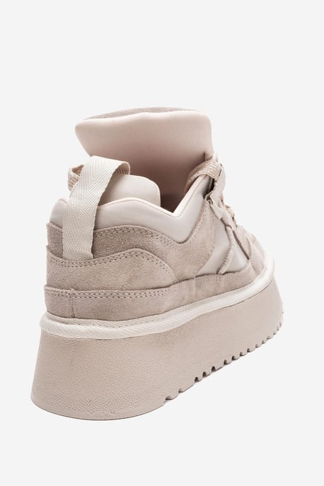 Riven Leren Platform Sneaker Dames - Image 5