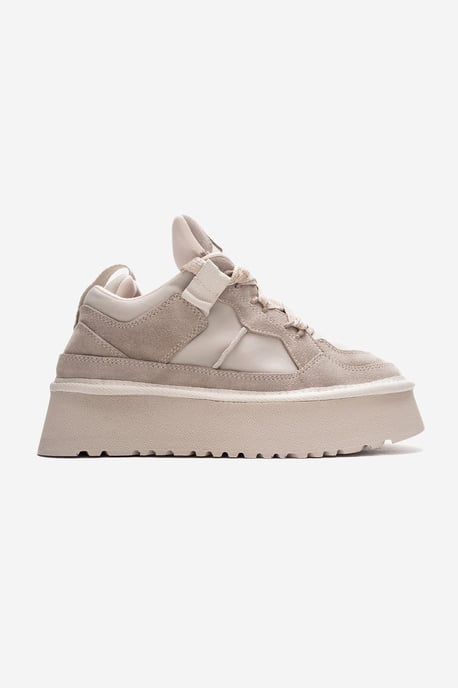 Riven Leren Platform Sneaker Dames - Image 6